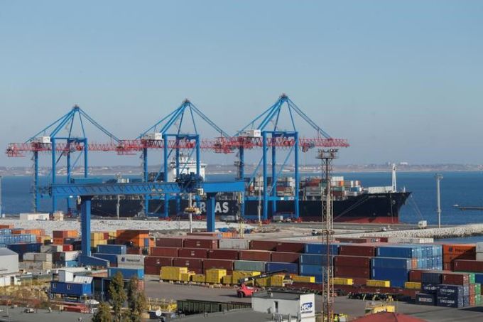 Container tại cảng Odessa (Ukraine) năm 2016. Ảnh: Reuters